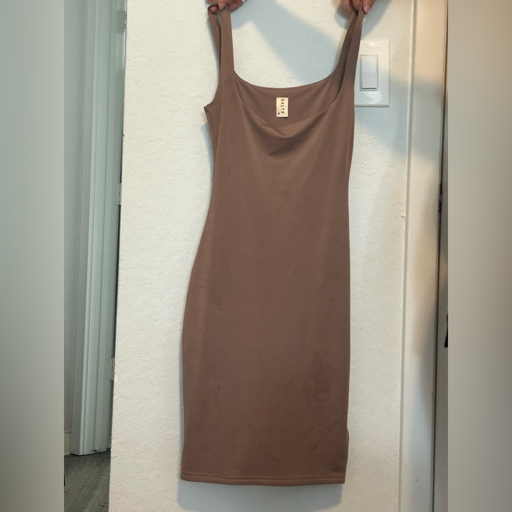 Nude tight dress